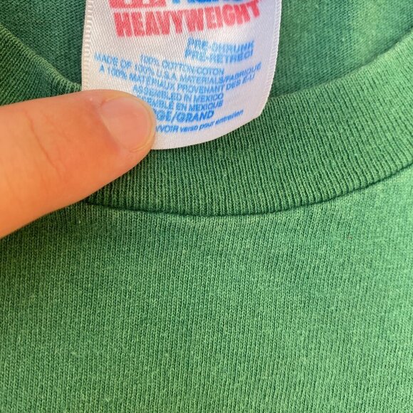 Vintage 1995 Woody Sports CFL Saskatchewan Grey Cup T Shirt Large Green - Picture 3 of 5